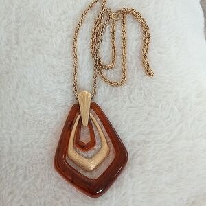 Avon Vintage tortoise necklace